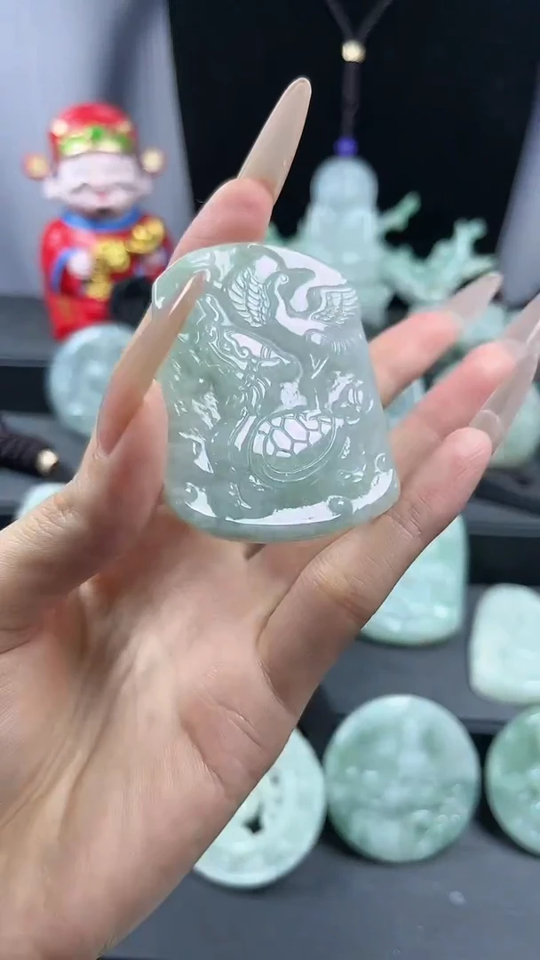 【闪购商品】翡翠颈饰未镶嵌英明神武