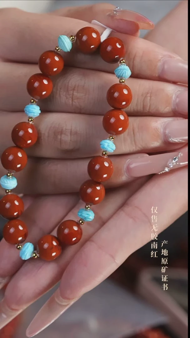 未镶嵌手串南红玛瑙设计@@SJC2180A