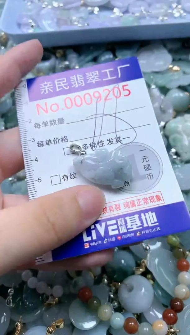翡翠未镶嵌吊坠(不含链)9205