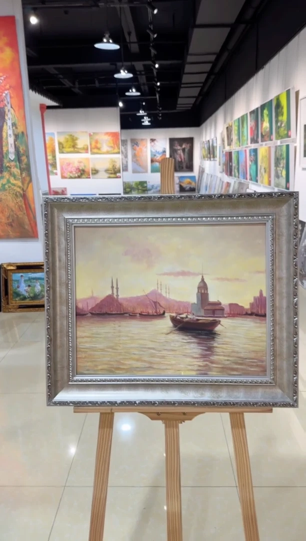 精品手绘油画作品《风景》54*64外