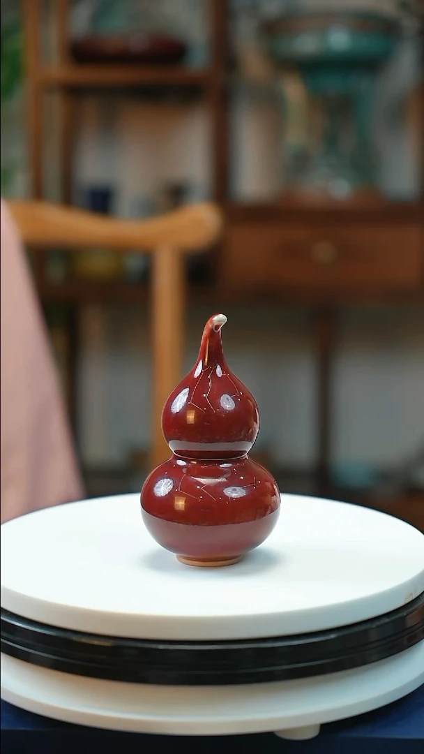 钧瓷  小葫芦摆件