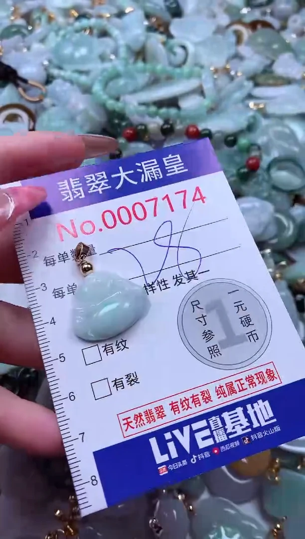 颈饰未镶嵌翡翠7174