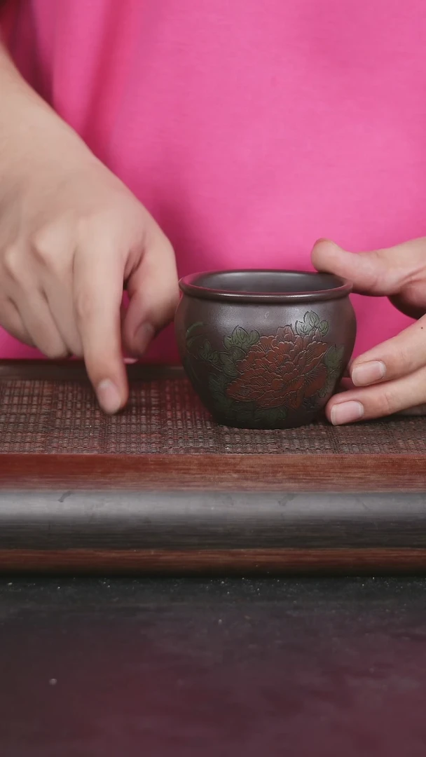 【闪购商品】紫砂茶壶16原矿紫砂主人杯紫茄泥