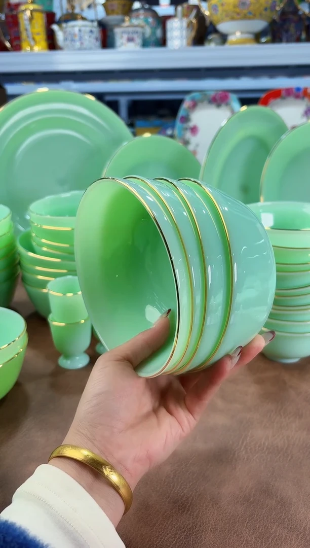 玉瓷5.5英寸饭碗4个