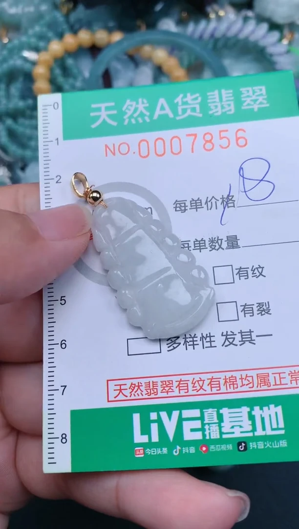 翡翠未镶嵌颈饰.0007856