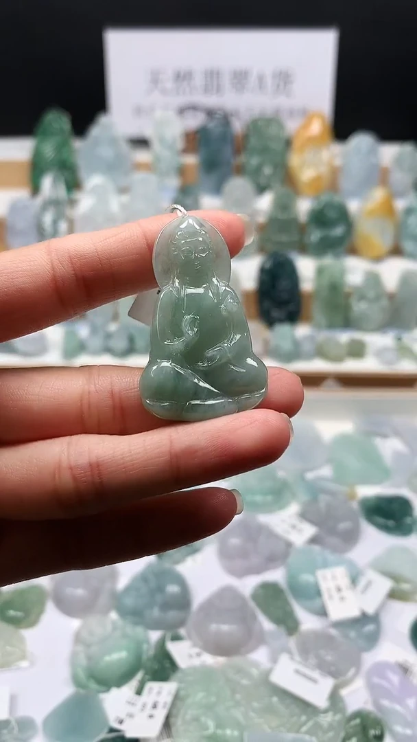 吊坠(不含链)未镶嵌翡翠80素衣观音