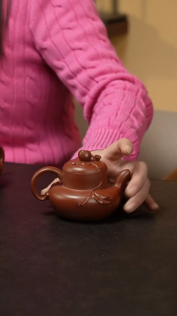茶壶紫砂.*⁷朱泥大红袍紫砂壶