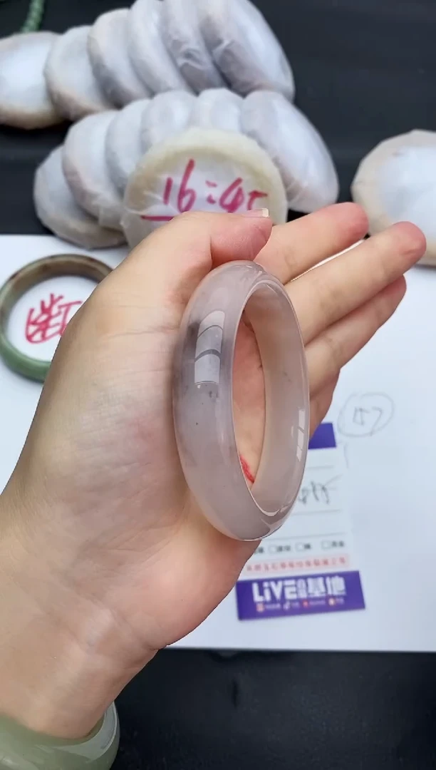 未镶嵌手镯石英质玉145+54/55