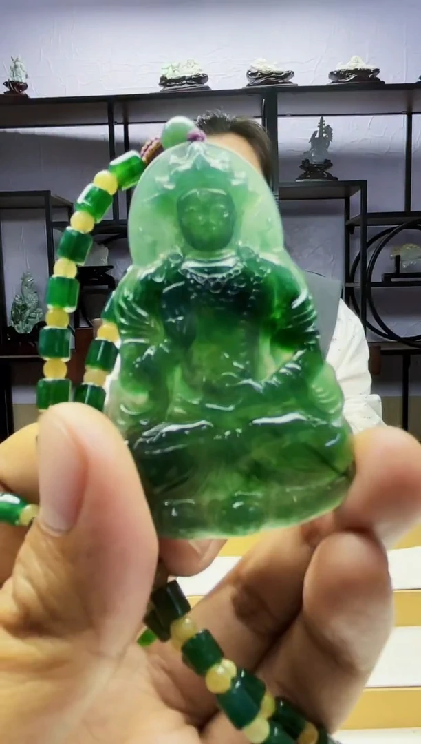 【闪购商品】定制翡翠未镶嵌毛货02040135多样性发其一