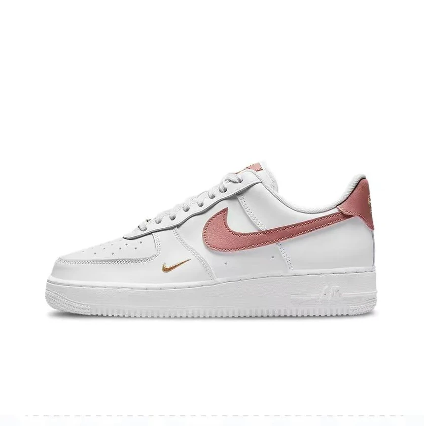 Nike耐克女子AF1白红双钩空军一号低帮欧若风休闲鞋CZ0270-103