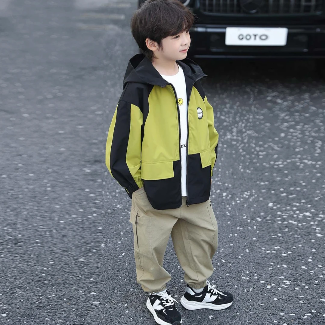 2024儿童外套上衣童装夹克春装中大童春秋款韩版帅气休闲洋气秋季
