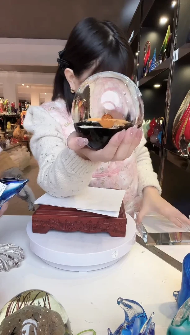 【闪购商品】茶盏琉璃摆件家居摆件