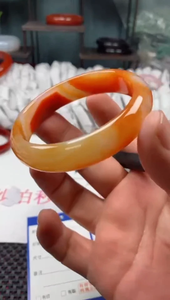 【闪购商品】玛瑙/玉髓手镯未镶嵌426-58多样性发货看清圈口下单