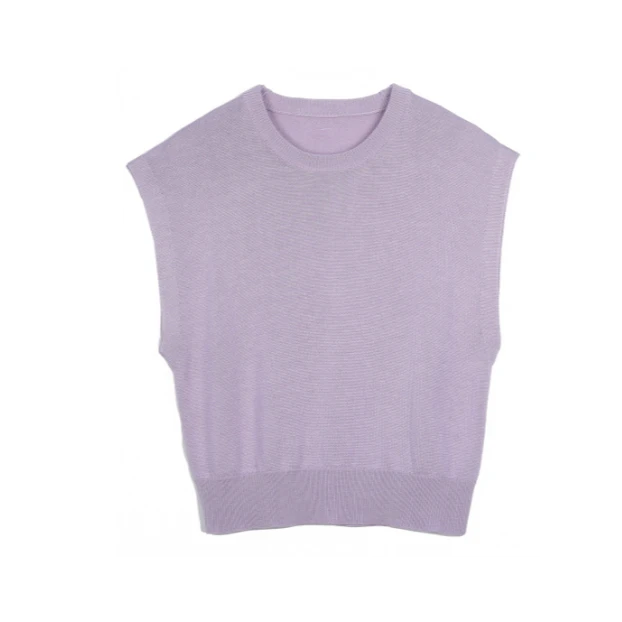 三利元创【NO退NO换】【春夏福利】圆领小盖袖背心5025