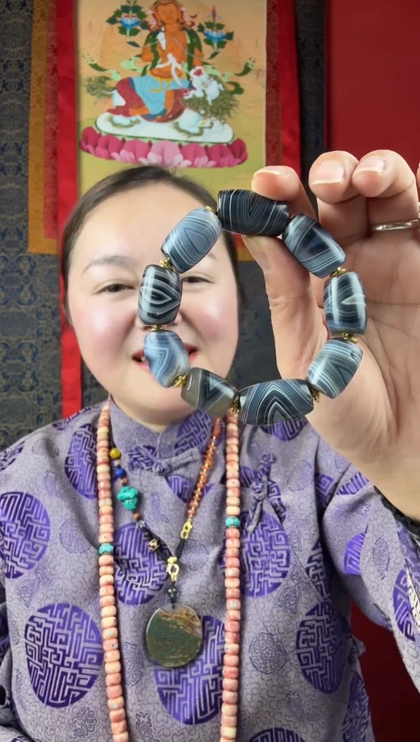 无非金属大气缠丝手串