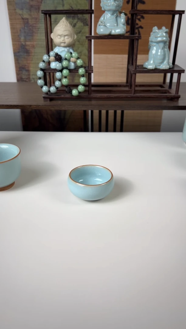 【闪购商品】杯天青圈足铜口小禅定