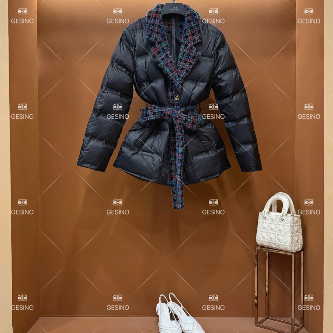 【闵闵】秋冬时尚百搭羽绒服短款女士外套QD-2024837