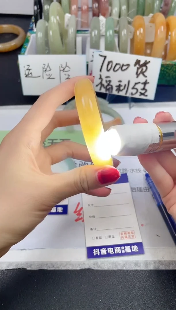 【闪购商品】石英质玉手镯未镶嵌56/54