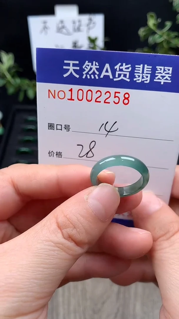 未镶嵌戒指翡翠14#