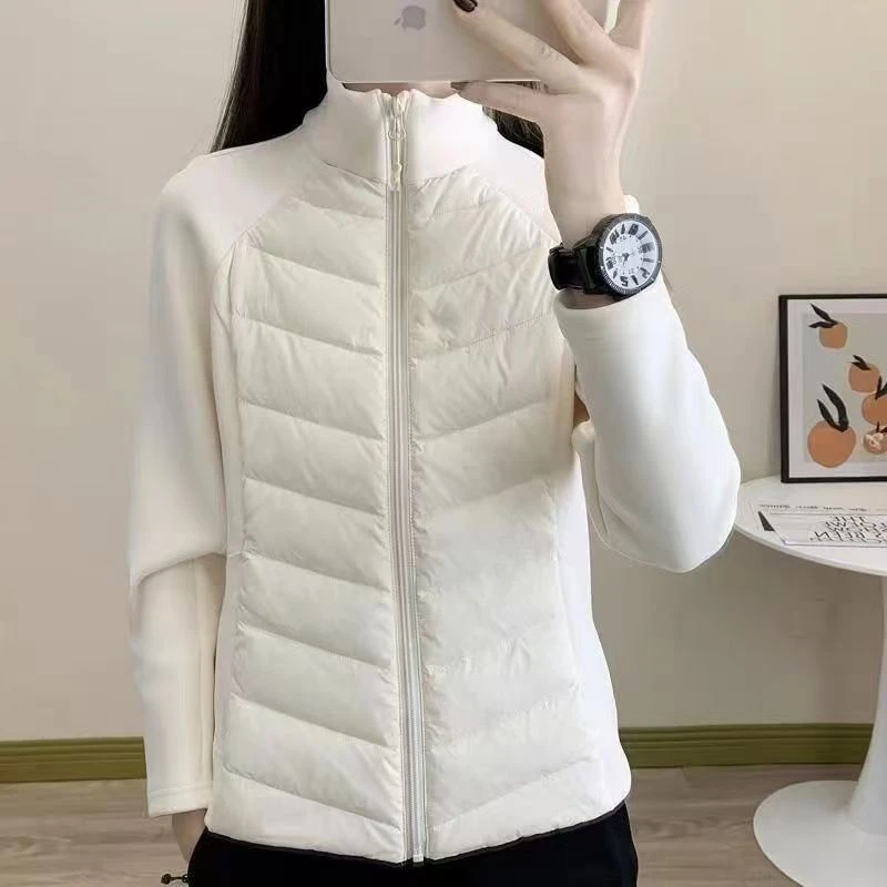 2025秋冬款女百搭气质运动瑜伽服外套修身显瘦立领