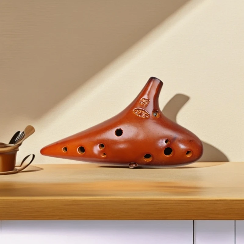 12孔AC云雅陶笛熏烧陶笛