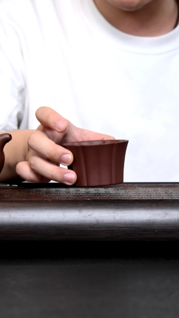 茶杯紫砂YZGT16964 静和杯 紫泥