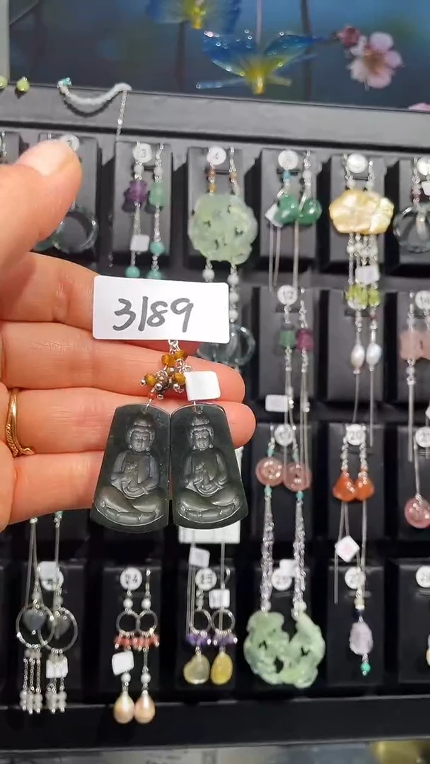 银S925镶嵌耳饰紫晶喜欢拍