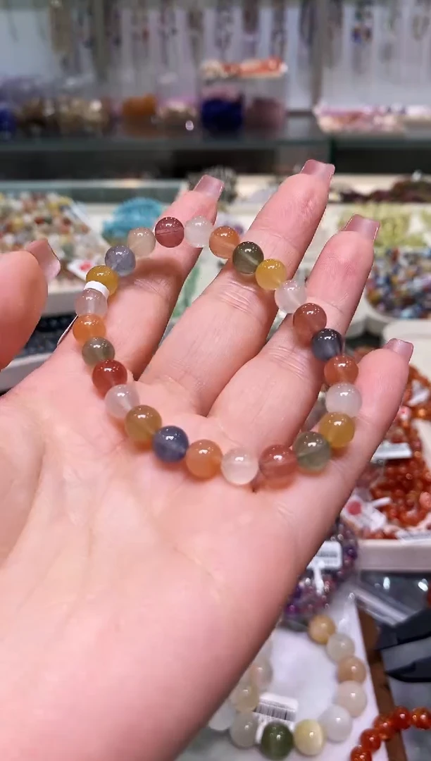 未镶嵌手链水晶多样性发其一兔毛7+