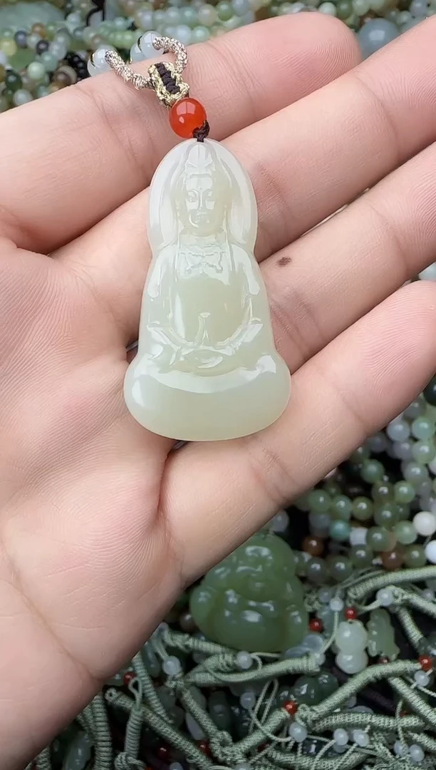 颈饰未镶嵌和田玉拍一发一