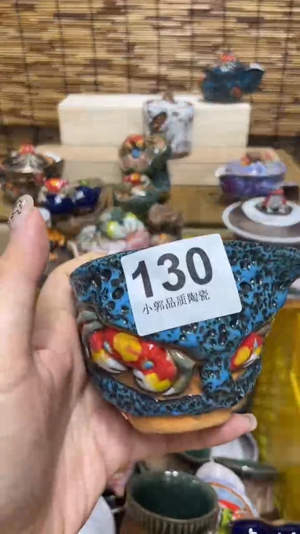 红*130精美粗陶手工柴烧