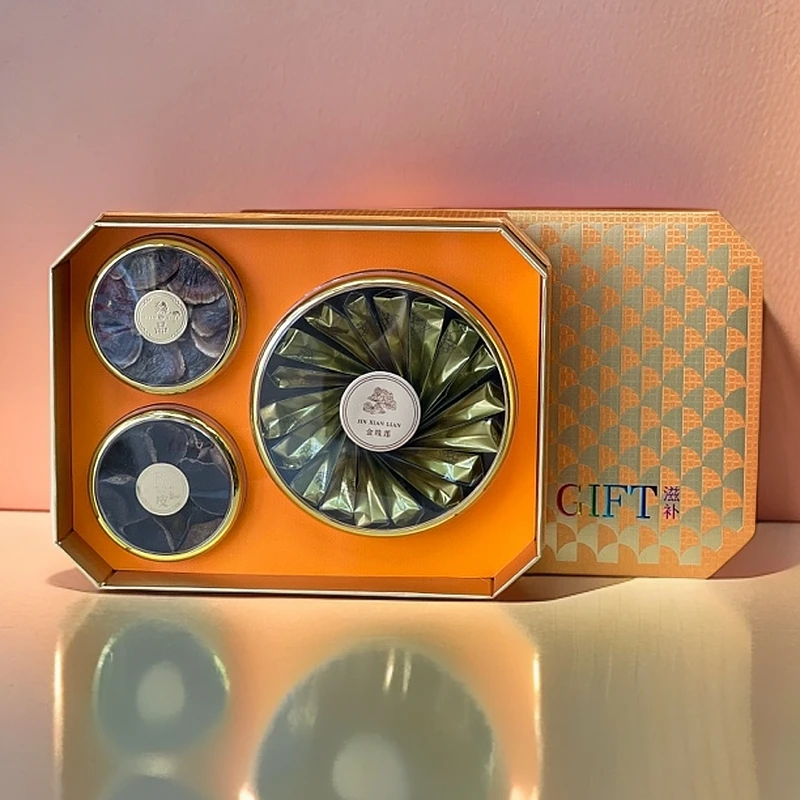 【橙礼三拼礼盒】拜年送礼养生滋补春节送长辈家长客户领导父母