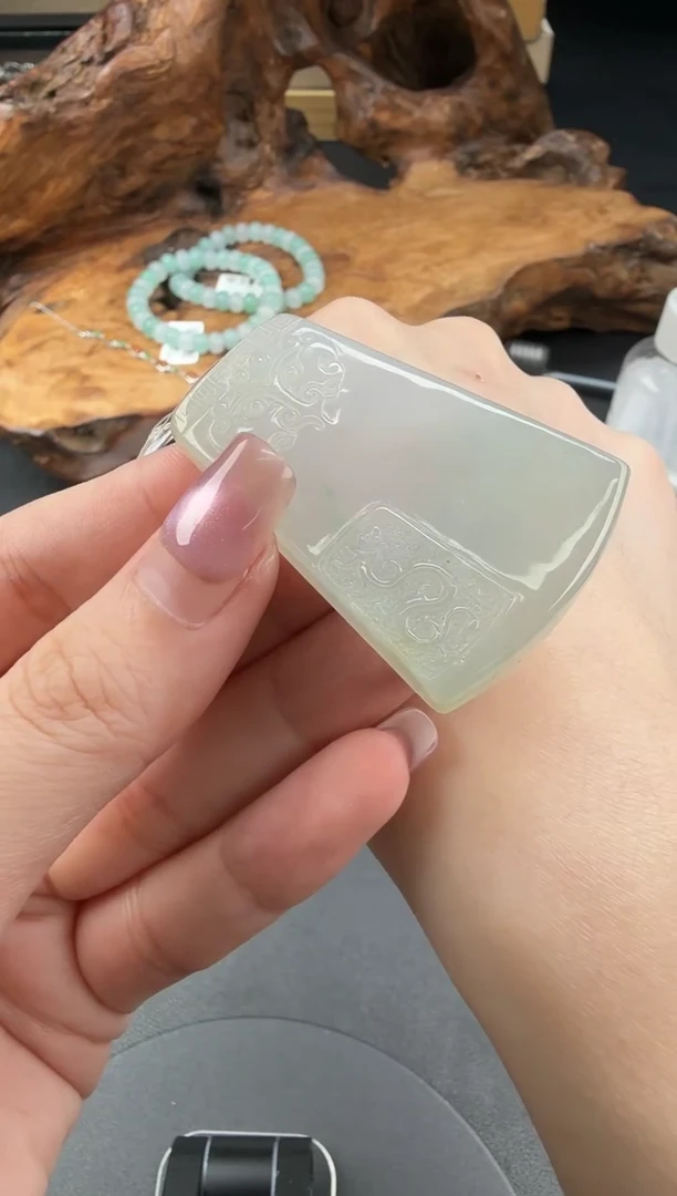 吊坠(不含链)未镶嵌翡翠翡翠饰品-135