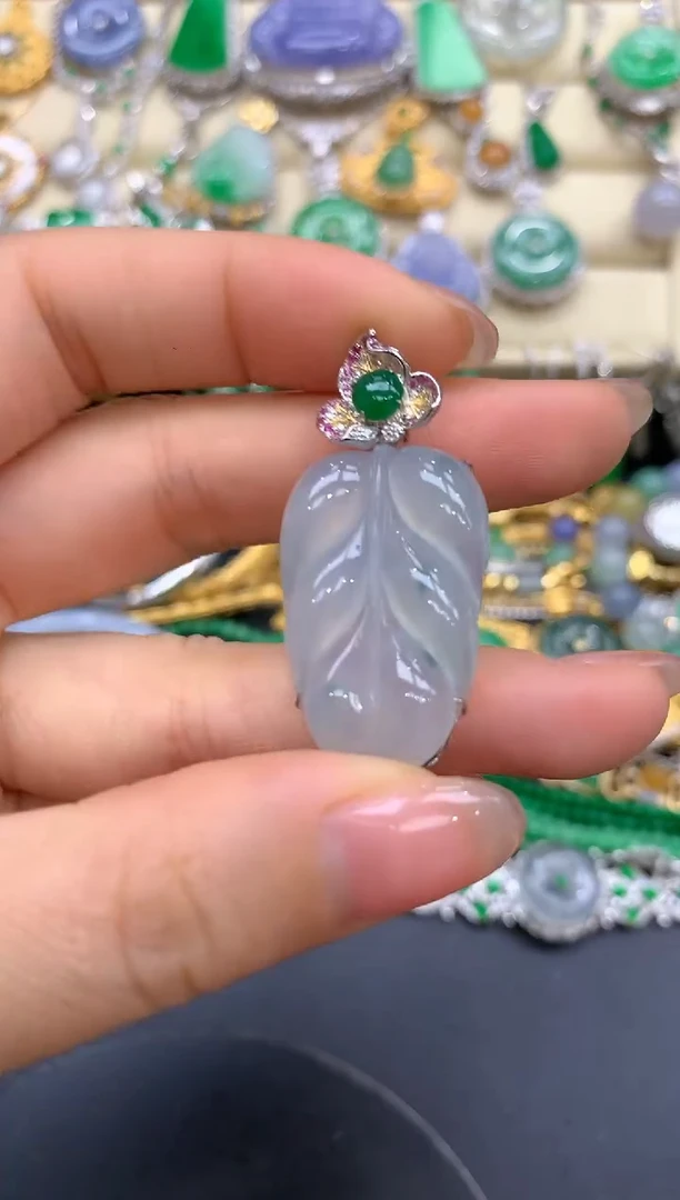 【闪购商品】翡翠颈饰18K金镶嵌151-中国好珍宝