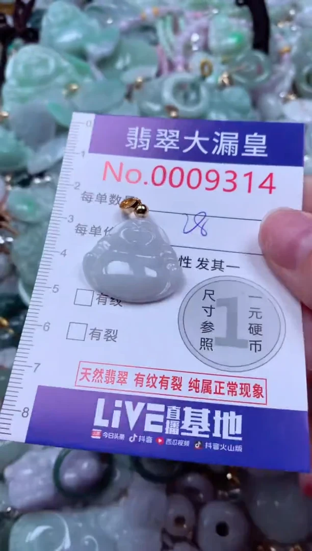 吊坠(不含链)未镶嵌翡翠9314