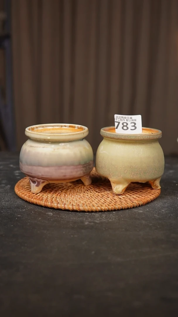 【闪购商品】瓷片泥泥多肉陶瓷花盆