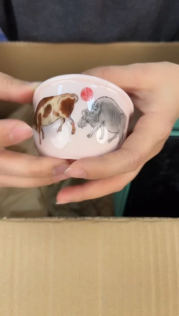 摆件瓷景德镇瓷器缸杯