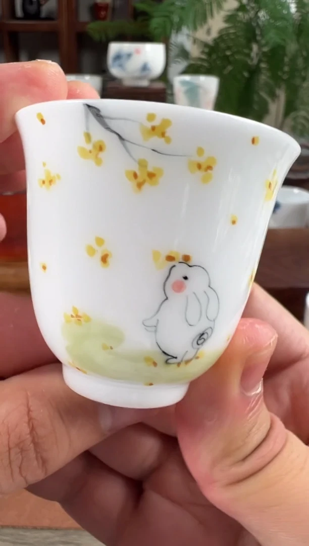 杯子高岭瓷土茶具单品上新