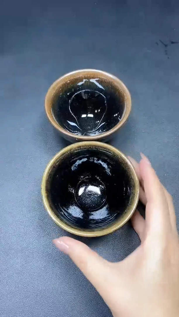 茶盏09两只微瑕