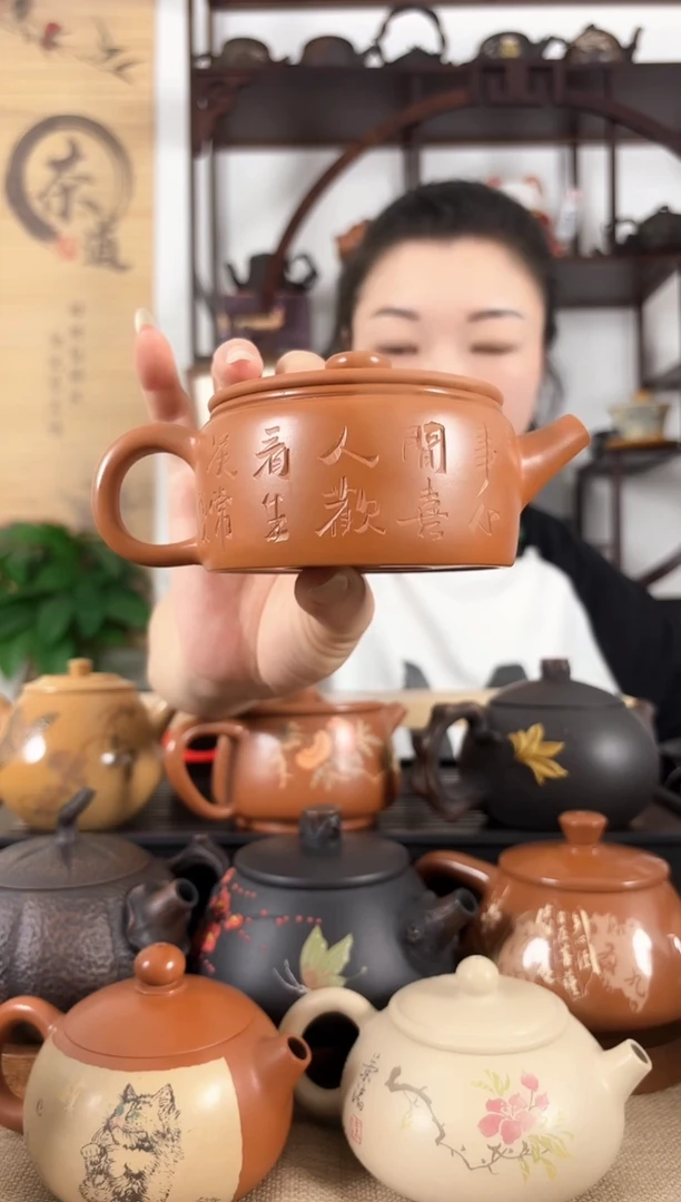 云南建水紫陶茶壶150CC左右