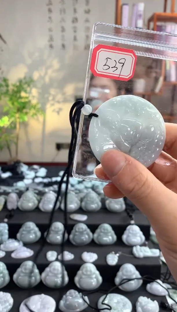 【闪购商品】翡翠颈饰未镶嵌阿弥539