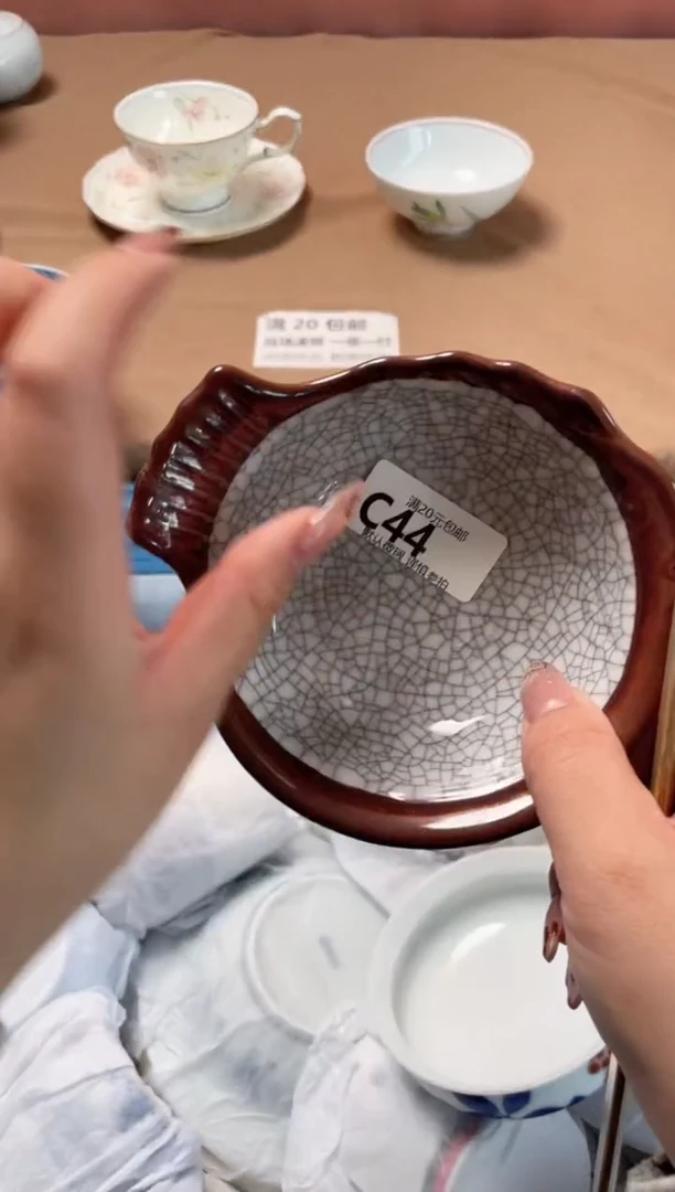 瓷片春*皮瓷器瓷器C44