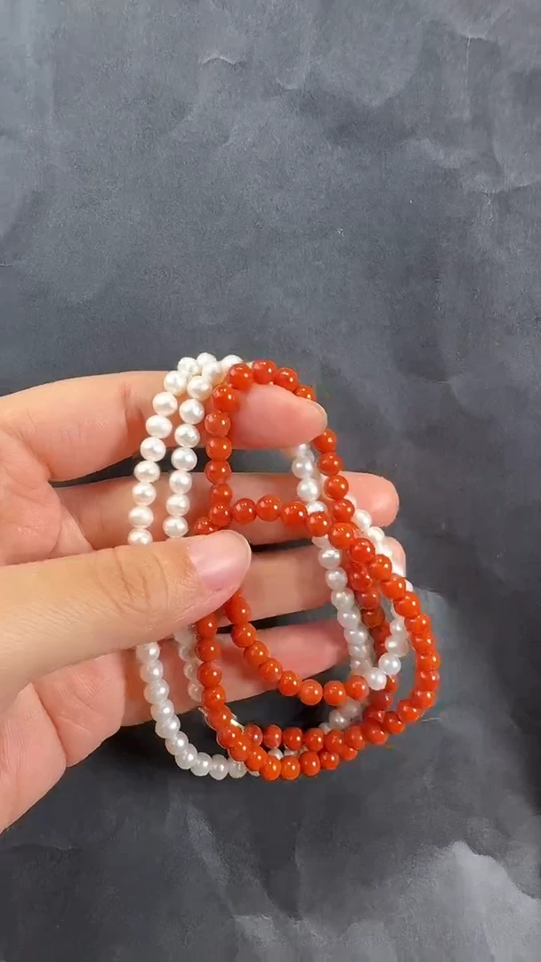 颈饰未镶嵌南红玛瑙项链