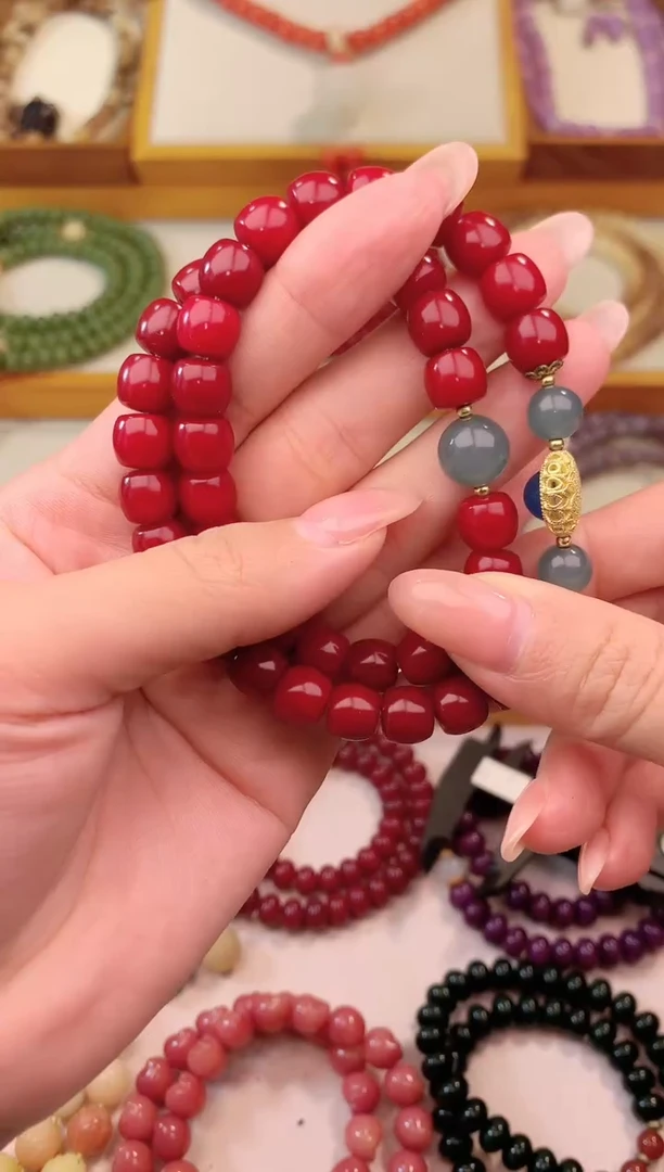 手串白玉菩提孤品