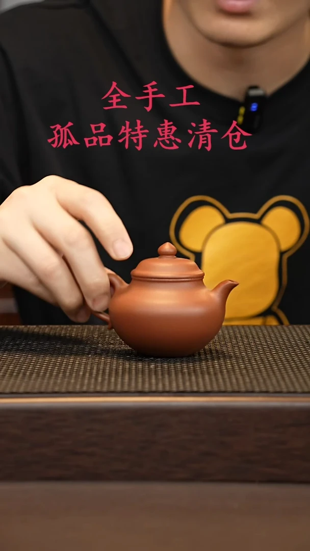 茶壶紫砂源头精品手工作品6093