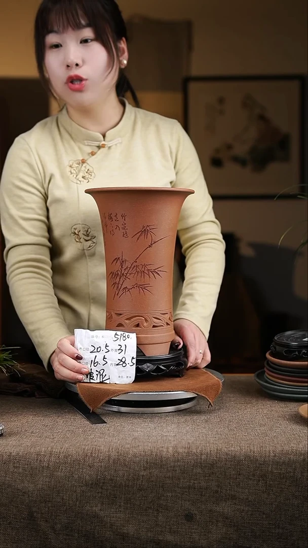 【闪购商品】紫砂花盆紫砂花盆5180