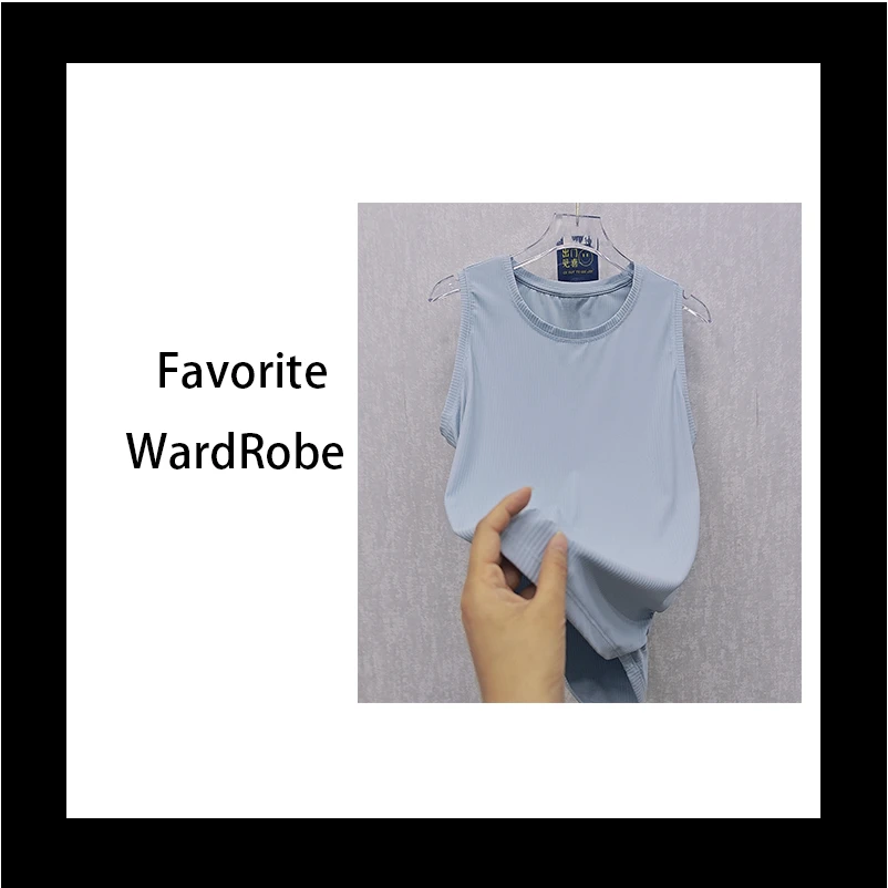 1098 IU螺纹抽褶背心