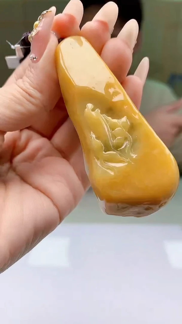 【闪购商品】定制翡翠未镶嵌1502ty-毛货挂件67