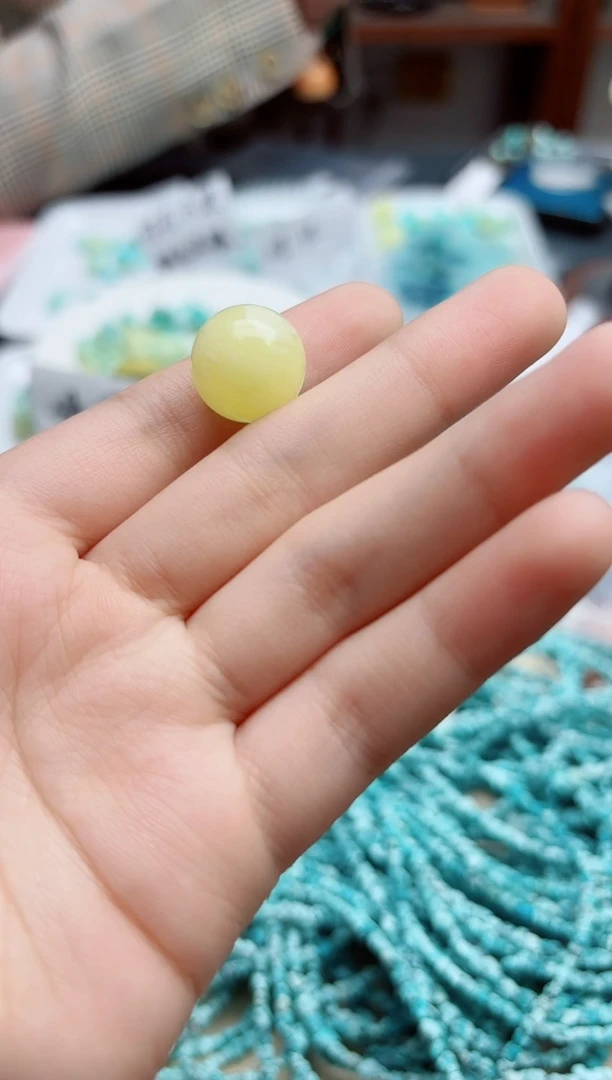 未镶嵌琥珀裸石蜜蜡散珠*1 GW