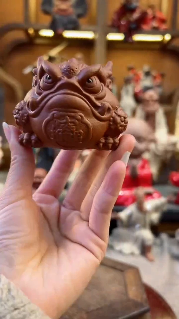 【闪购商品】紫砂茶宠器闵茶宠摆件