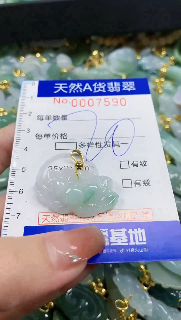 颈饰未镶嵌翡翠天然A货翡翠